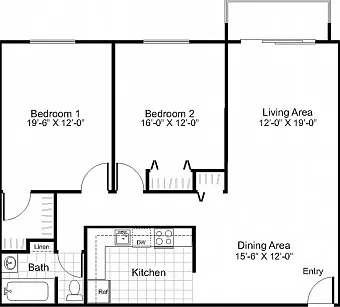 2 BR 1 BA 2 BR 1 BA