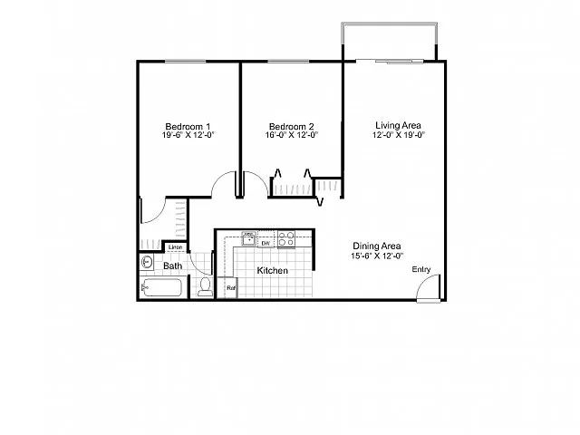 Floor plan B1B