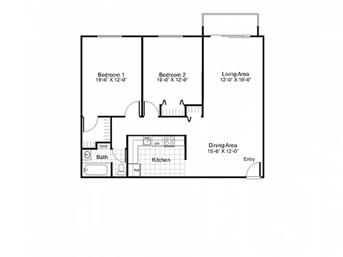 Floor plan B1B
