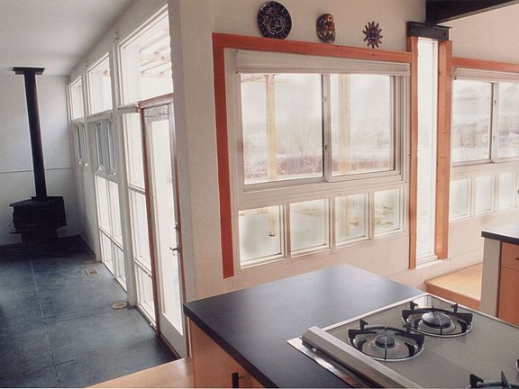 view into living room