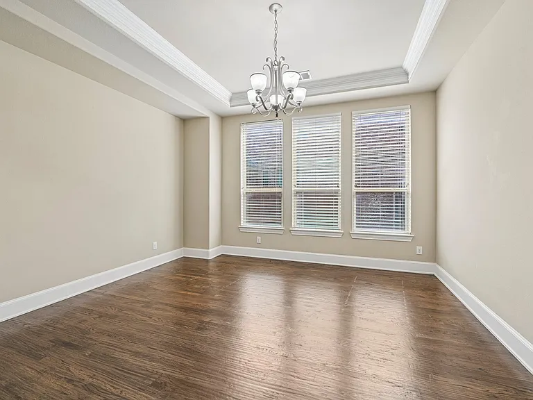 Dining room is large enough for a nice sized table and even a hutch.