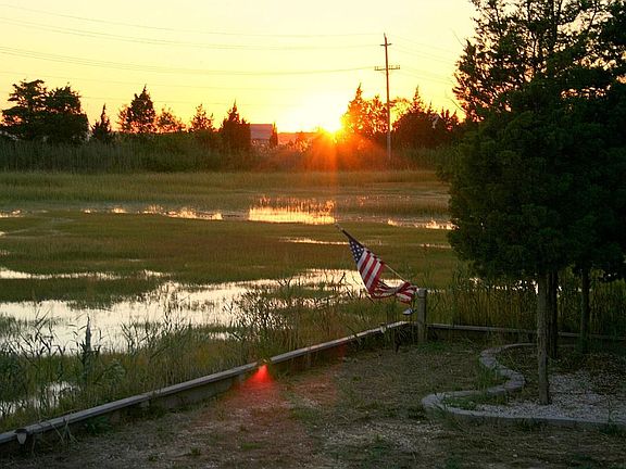 Sunset from the back deck