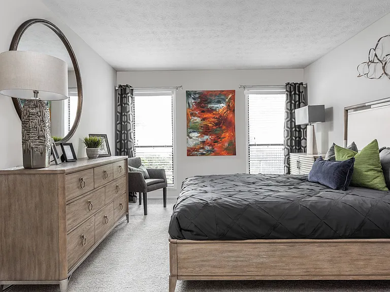 Spacious Bedroom View