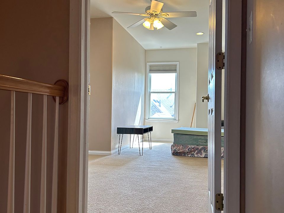 A view of the loft from the stairs.