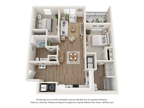 Floor plan Sandhill