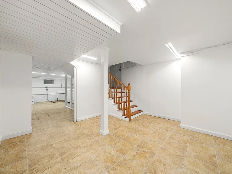 Laundry room in the basement