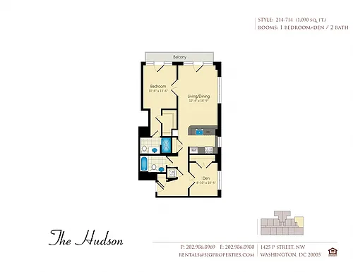 Floor plan Hudson 14