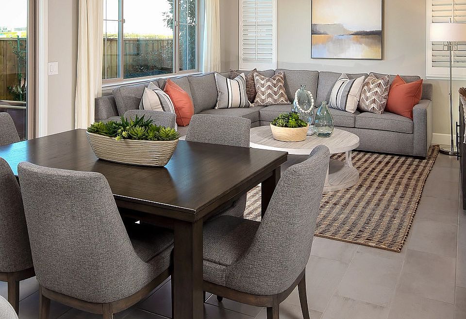 Bergamo Plan 4 Model Home Great Room