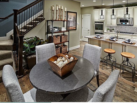 Kitchen and dining area