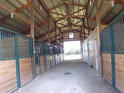 Inside Horse Barn