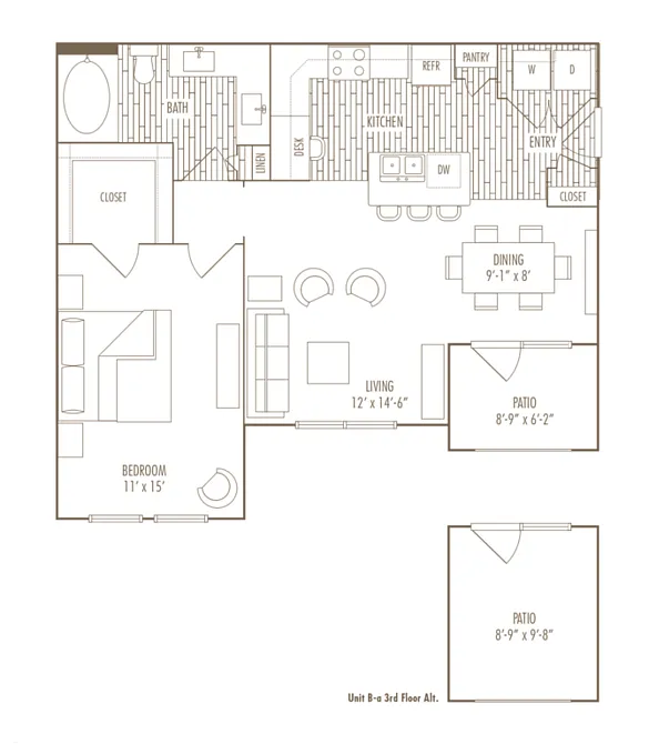 Floor plan B-A-8