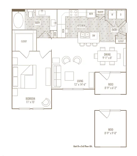 Floor plan B-A-8