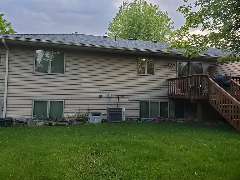 Back of twinhome