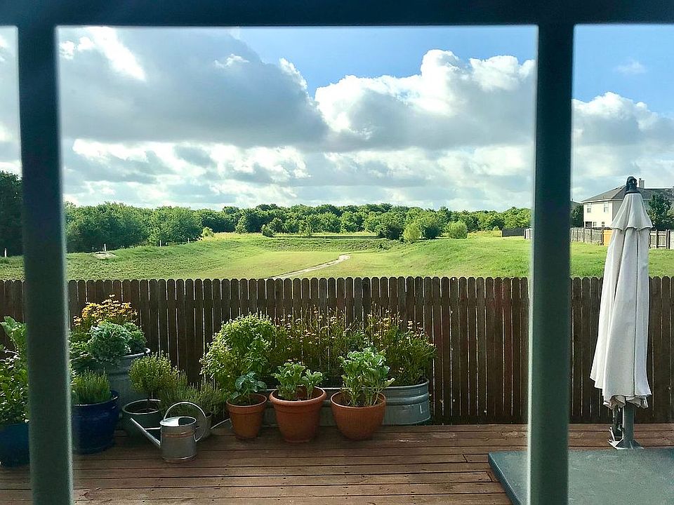 View out back of house