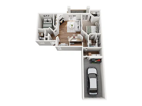 Floor plan 2x2 C - Reno