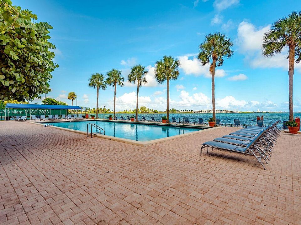 Bay Park Towers heated pool.