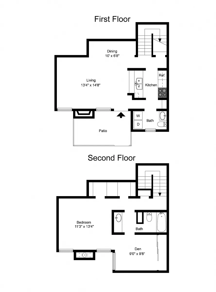 Floor plan A12 + Den