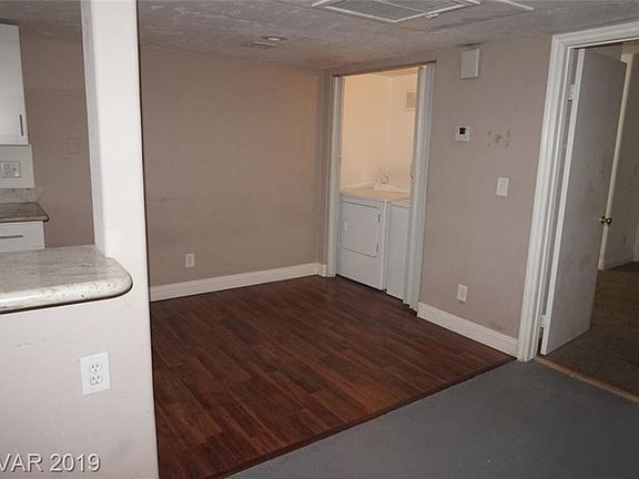 Dining and laundry area