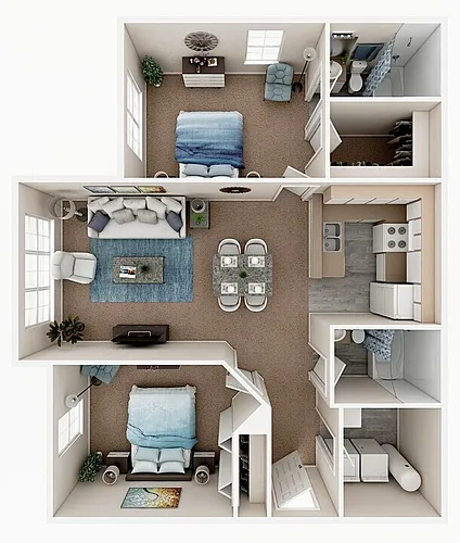 Floor plan 2 Bedroom