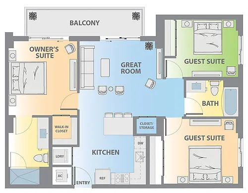 Floor plan Copacabana