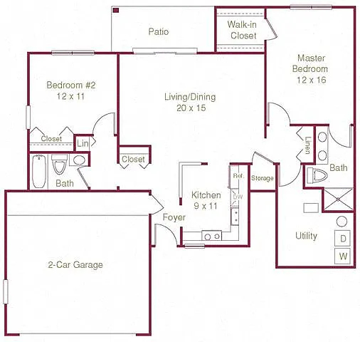 Floor plan The Lexington