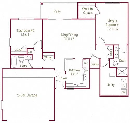Floor plan The Lexington