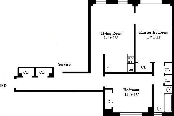 1st image of 134 W 92nd St #8D