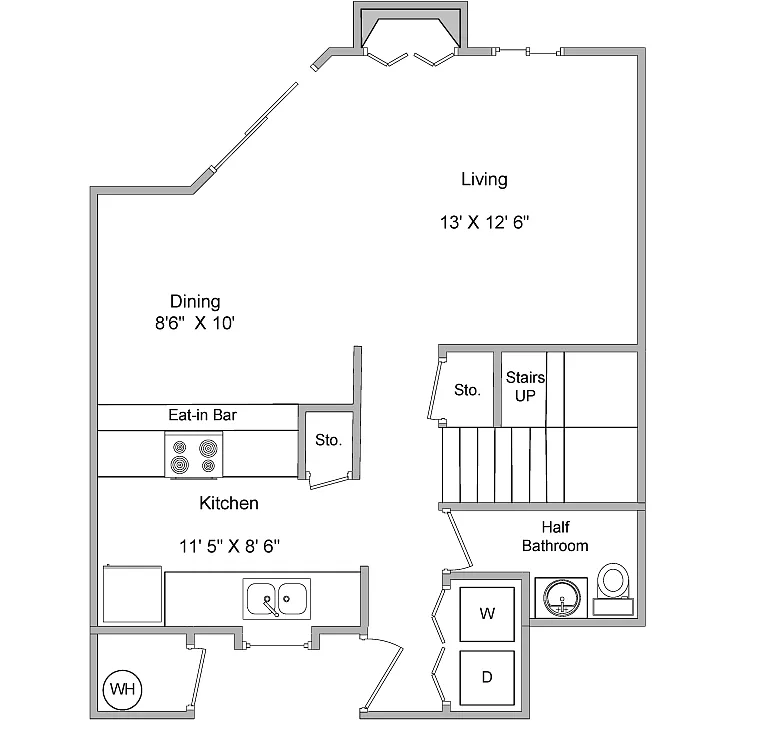 Floor plan Townhome