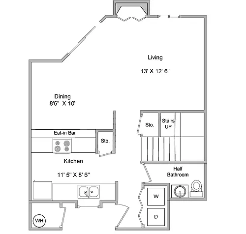 Floor plan Townhome