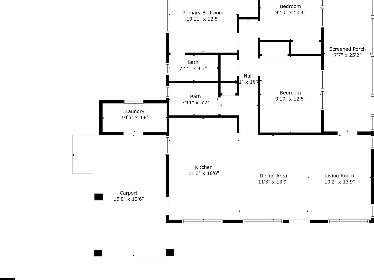 3 bed, 2.0 bath, 1160 sqft, $5,000 — Photo 1