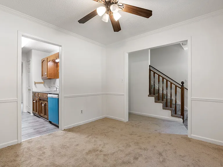Spacious dining room open to the kitchen _ perfect for entertaining