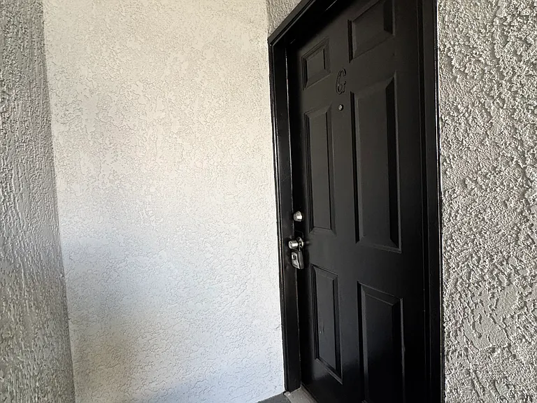 Front door / private porch area