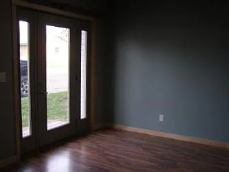 Interior side of front door.