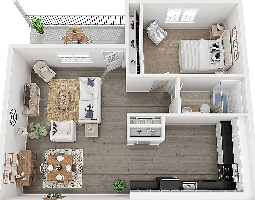 one-bedroom