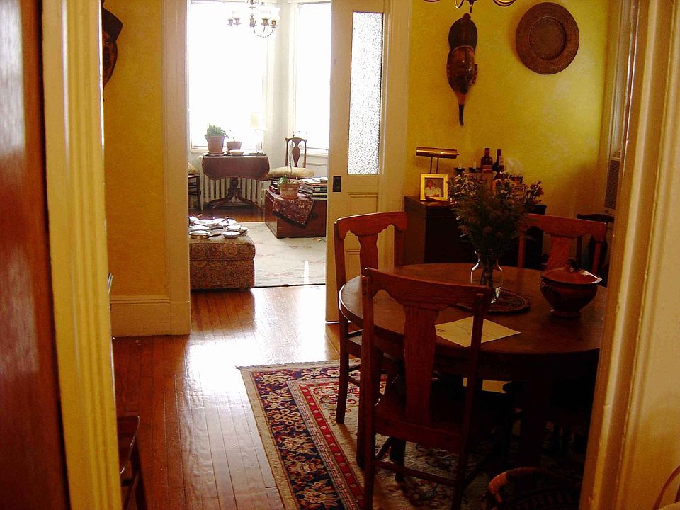 dining room and living room