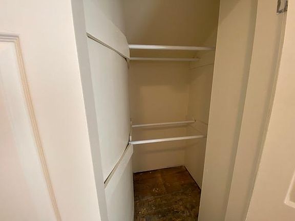 one of the 2 closets in the primary bedroom