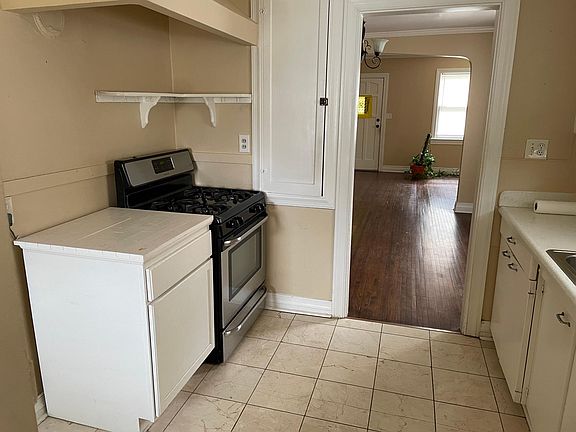 Kitchen facing south