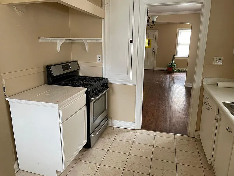 Kitchen facing south