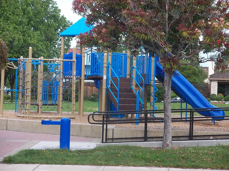 Small playground across the street