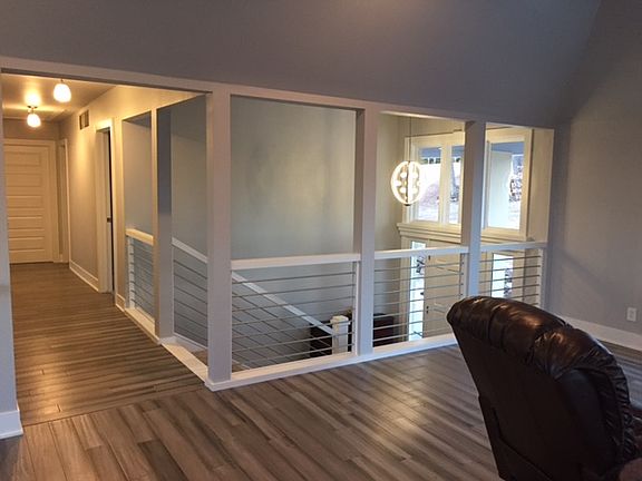 Living looking down hall