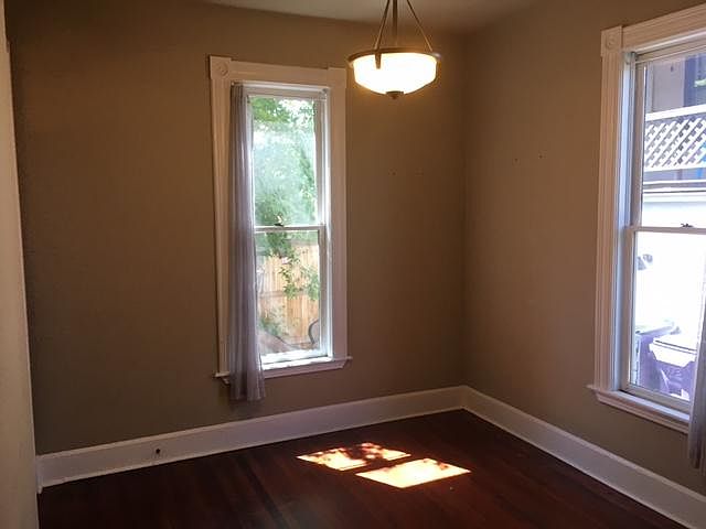 Living area, fresh paint, custom lighting and trim, tall cei