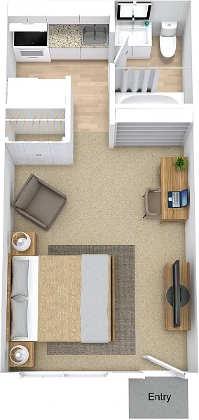 Floor plan Studio
