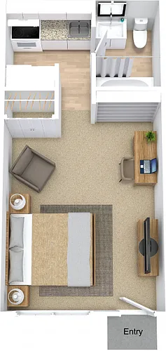 Floor plan Studio