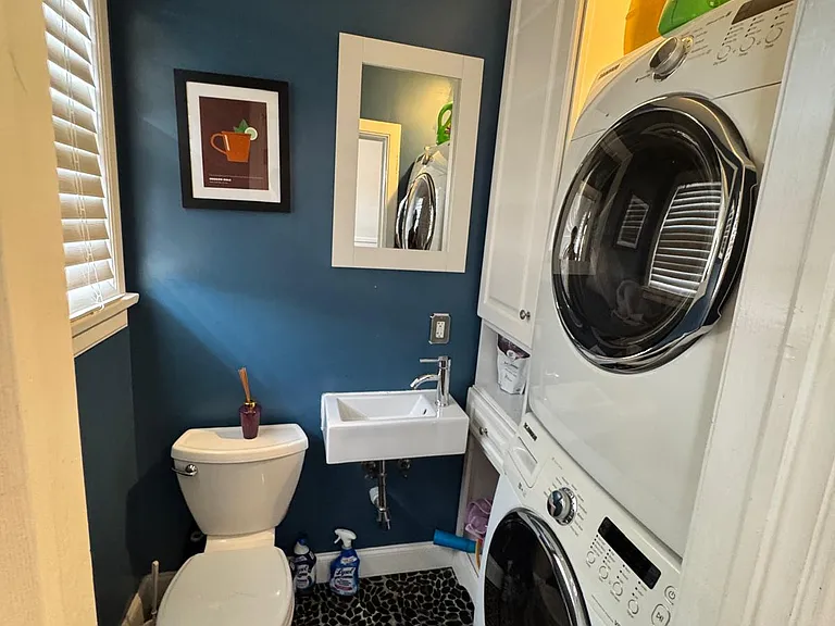 Half Bath with Laundry
