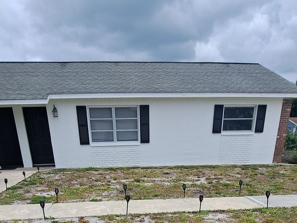 Front door to the right, end unit