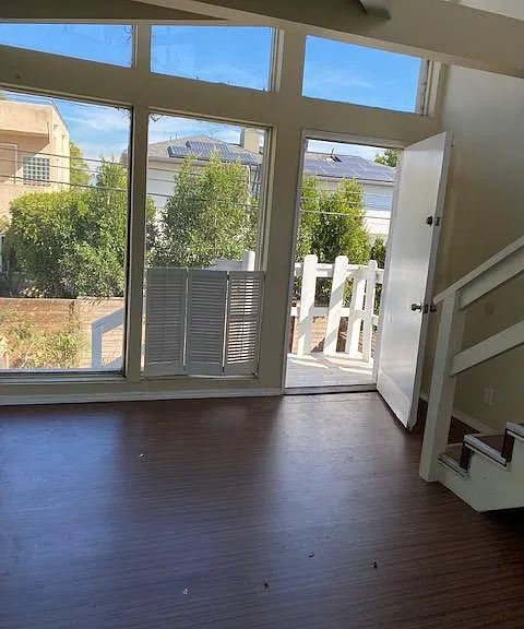 Office loft 1st level back yard entrance