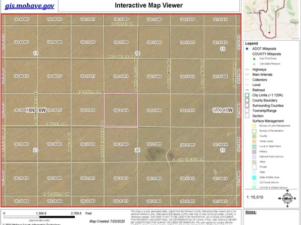 PARCEL 2354 E Cholla Dr, Yucca, AZ 86438