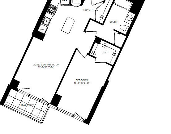 2nd image of 625 W 57th St APT 1606