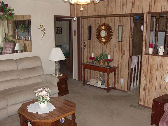 View from front door to BR and Kit area.