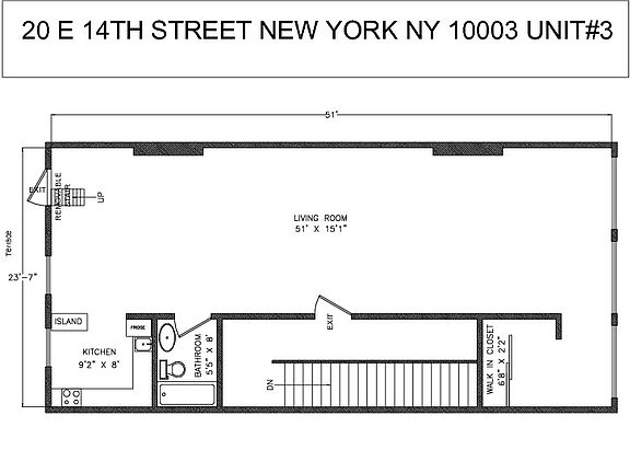 2nd image of 20 E 14th St APT 3